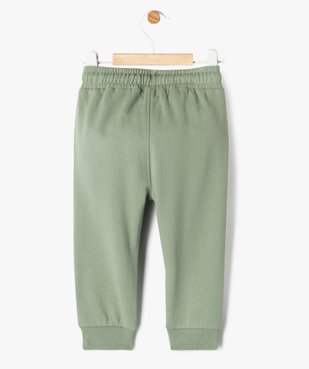 Pantalon de jogging avec intérieur molletonné bébé vue3 - GEMO 4G BEBE - GEMO