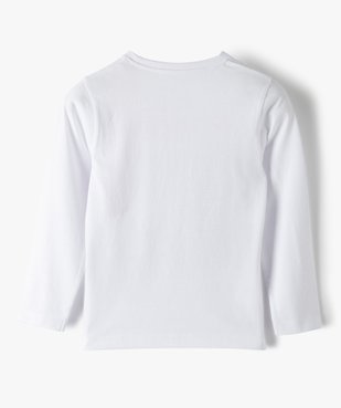 Tee-shirt garçon à manches longues avec motif basket vue3 - GEMO (ENFANT) - GEMO