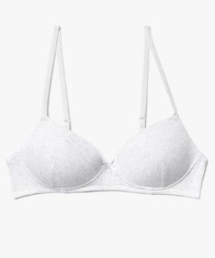 Soutien-gorge avec bonnets paddés fille vue1 - GEMO 4G FILLE - GEMO