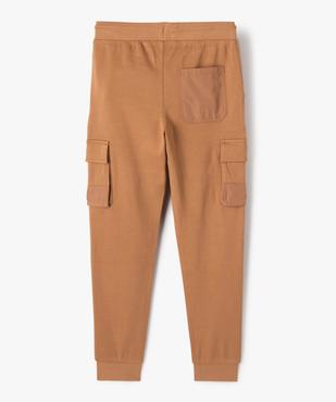 Pantalon cargo en molleton garçon vue4 - GEMO (JUNIOR) - GEMO
