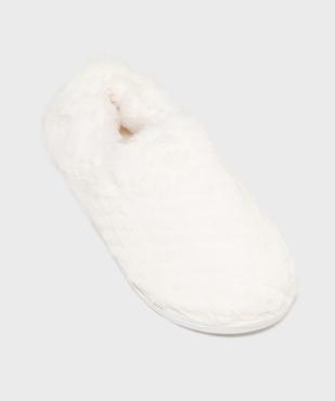 Chaussons pantoufles en fourrure imitation femme vue5 - GEMO 4G FEMME - GEMO