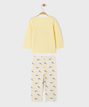 Pyjama 2 pièces motif lion bébé vue4 - GEMO 4G BEBE - GEMO