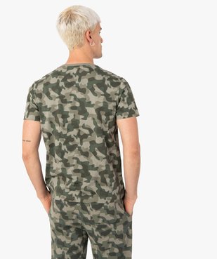 Tee-shirt homme imprimé camouflage – Camps United vue3 - CAMPS UNITED - GEMO