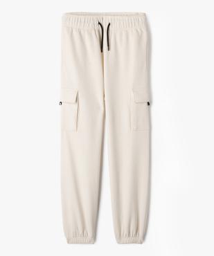 Pantalon cargo molletonné garçon vue1 - GEMO (JUNIOR) - GEMO