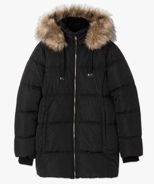 Blouson femme matelassé avec capuche amovible vue4 - GEMO(FEMME PAP) - GEMO