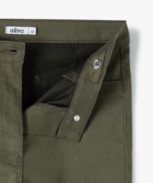 Pantalon fille coupe Ultra Skinny taille haute vue2 - GEMO (JUNIOR) - GEMO