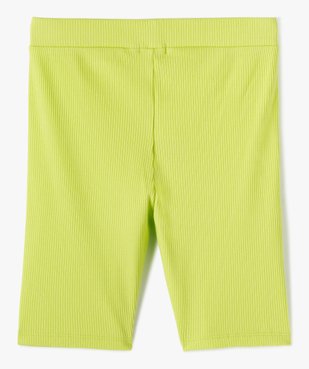 Legging fille court en maille côtelée à large ceinture élastiquée vue3 - GEMO (JUNIOR) - GEMO