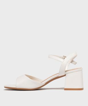 Sandales à talon toucher velours femme - Valentina Baldano vue3 - VALENTINA BALDA - GEMO