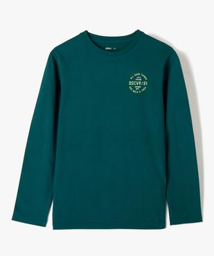 Tee-shirt manches longues imprimé garçon vue2 - GEMO (JUNIOR) - GEMO
