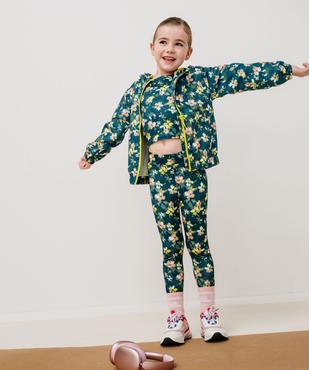 Blouson à capuche en matière déperlante fille vue3 - GEMO 4G FILLE - GEMO