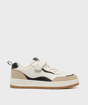 Baskets à scratch avec empiècements contrastants garçon - 5 Miles vue1 - 5 MILES - GEMO