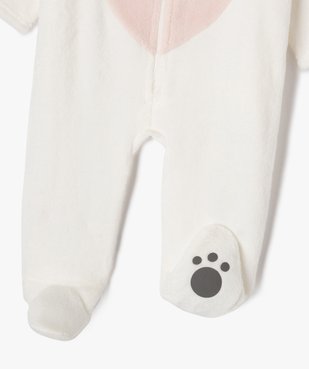 Surpyjama à capuche en maille peluche motif panda bébé vue3 - GEMO(BB COUCHE) - GEMO