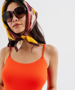 Body à fines bretelles femme vue3 - GEMO(FEMME PAP) - GEMO