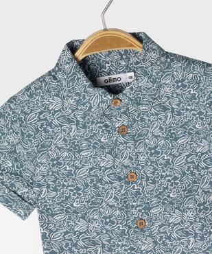 Chemise manches courtes à motifs fleuris bébé garçon vue2 - GEMO(BEBE DEBT) - GEMO