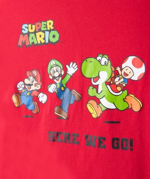 Pyjama garçon avec motif coloré - Super Mario vue2 - MARIO - GEMO