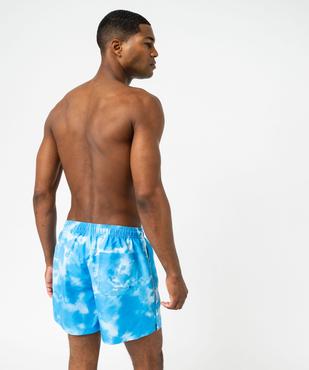 Short de bain imprimé nuages homme vue3 - GEMO 4G HOMME - GEMO