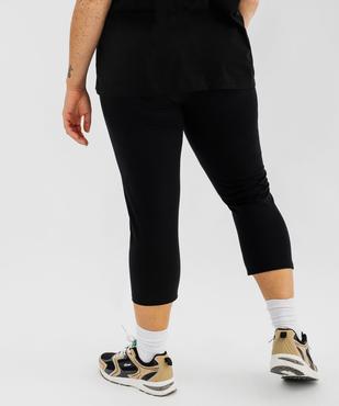 Legging 7/8e en coton stretch femme grande taille Plus + vue3 - GEMO (G TAILLE) - GEMO