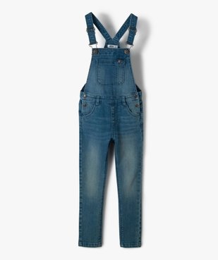 Salopette en jean fille coupe slim vue1 - GEMO (ENFANT) - GEMO