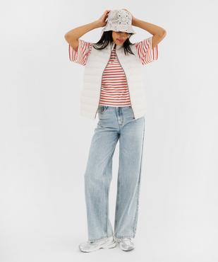 Doudoune fine sans manches à col montant femme vue4 - GEMO 4G FEMME - GEMO
