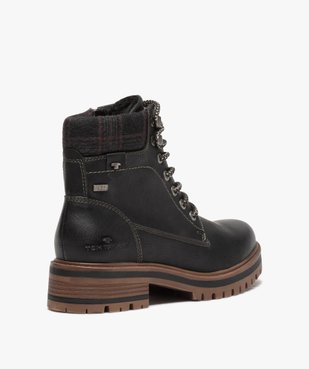 Boots femme à semelle crantée – Tom Tailor vue4 - TOM TAILOR - GEMO