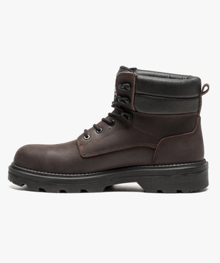 Chaussures hautes de sécurité avec semelle antistatique et résistante aux huiles vue3 - GEMO (SECURITE) - GEMO