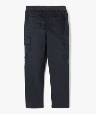 Pantalon multipoches en matière résistante garçon vue3 - GEMO 4G GARCON - GEMO