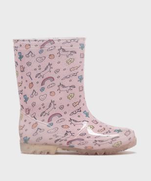 Bottes de pluie imprimées et pailletées fille - Lovely Wings vue1 - LOVELY WINGS - GEMO