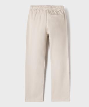 Pantalon Regular avec ceinture ajustable garçon vue4 - GEMO (JUNIOR) - GEMO