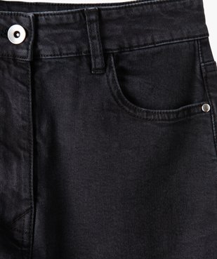 Jean fille coupe Mom taille haute vue2 - GEMO (JUNIOR) - GEMO