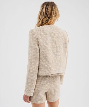 Veste en tweed brillant femme vue2 - GEMO(FEMME PAP) - GEMO