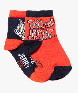 Chaussettes bébé garçon bicolores (lot de 2) – Tom and Jerry vue1 - TOM ET JERRY - GEMO