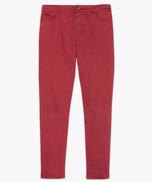 Pantalon femme coupe slim en maille extensible vue4 - GEMO (G TAILLE) - GEMO