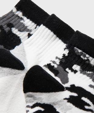 Socquettes motif camouflage garçon (lot de 3) vue2 - GEMO (ENFANT) - GEMO