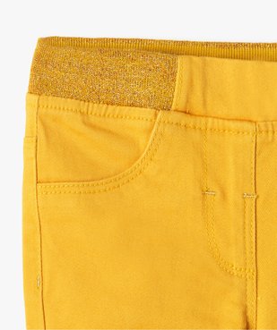 Jegging bébé fille à taille réglable et ceinture pailletée vue2 - GEMO(BEBE DEBT) - GEMO