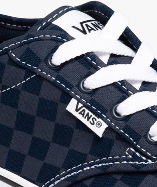 Baskets garçon en toile à motif damier - Vans vue6 - VANS - GEMO