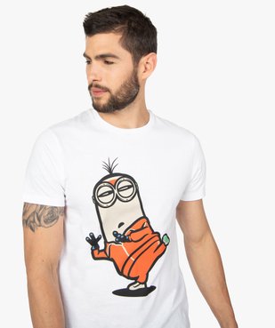 Tee-shirt homme à manches courtes imprimé - Les Minions vue3 - NBCUNIVERSAL - GEMO