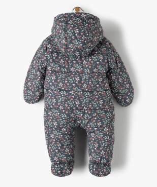 Combinaison pilote bébé avec pieds et moufles vue4 - GEMO C4G BEBE - GEMO