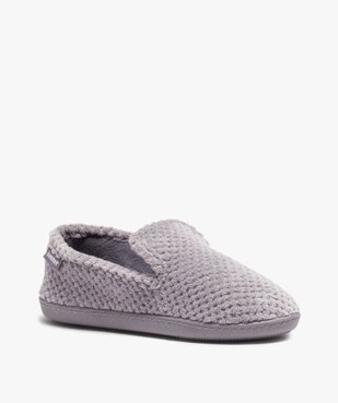 Chaussons femme forme charentaise - Isotoner vue2 - ISOTONER - GEMO