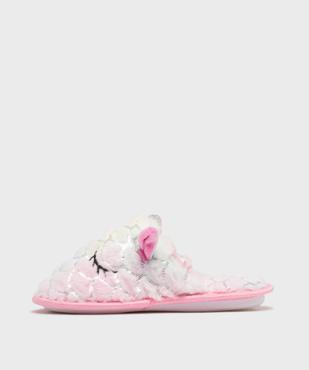 Chaussons mules avec motifs pailletés et oreilles en relief fille vue3 - GEMO (ENFANT) - GEMO