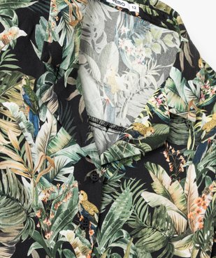 Chemise fille coupe courte à nouer dans le bas vue2 - Nikesneakers (JUNIOR) - Nikesneakers