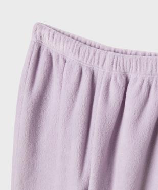 Pyjama en maille polaire avec motifs animaux fille vue3 - GEMO (ENFANT) - GEMO