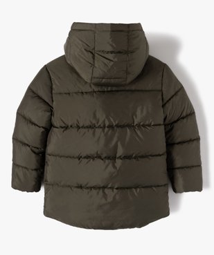 Blouson garçon matelassé bicolore doublé polaire vue5 - GEMO C4G GARCON - GEMO
