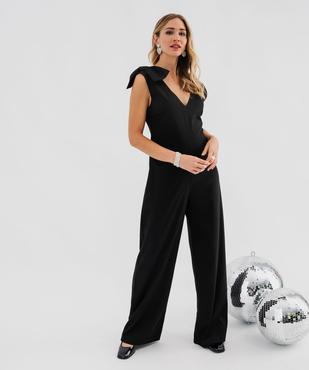 Combinaison pantalon large sans manches femme vue2 - GEMO(FEMME PAP) - GEMO