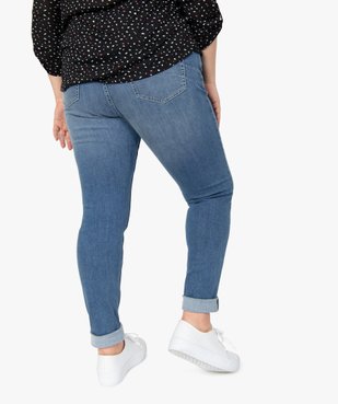 Jean femme grande taille coupe Slim gainant taille normale vue3 - GEMO (G TAILLE) - GEMO