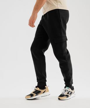 Pantalon de jogging avec poches à rabat homme vue4 - GEMO 4G HOMME - GEMO