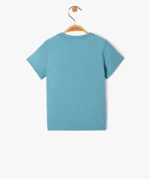 Tee-shirt droit manches courtes imprimé garçon vue3 - GEMO(BEBE DEBT) - GEMO