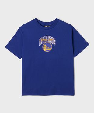 Tee-shirt manches courtes imprimé Warriors garçon - NBA vue1 - NBA - GEMO