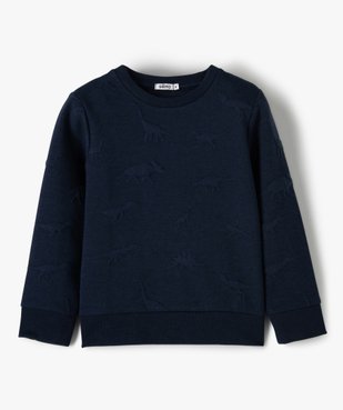 Sweat garçon avec motifs en relief vue1 - GEMO (ENFANT) - GEMO