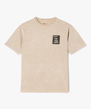 Tee-shirt imprimé manches courtes garçon vue1 - GEMO 4G GARCON - GEMO