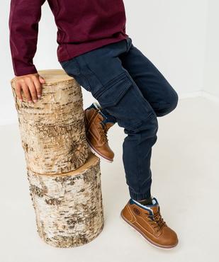 Pantalon cargo bas resserré garçon vue11 - GEMO (ENFANT) - GEMO